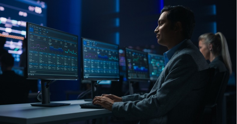 in the infrastructure control room