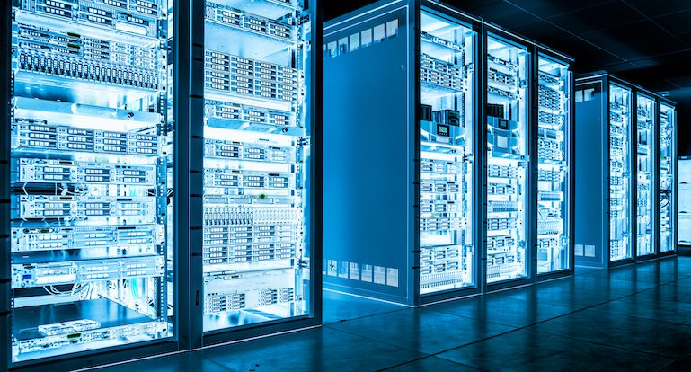 Data center server room